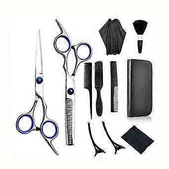 Hair Cutting Scissors Kit 11pcs Professional Stainless-Steel Sharp Barber Professional Hairdressing Shears Set Thinning Shears