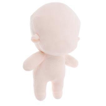 Soft Beige Cotton Doll for Decor Plush Fabric Doll Supply