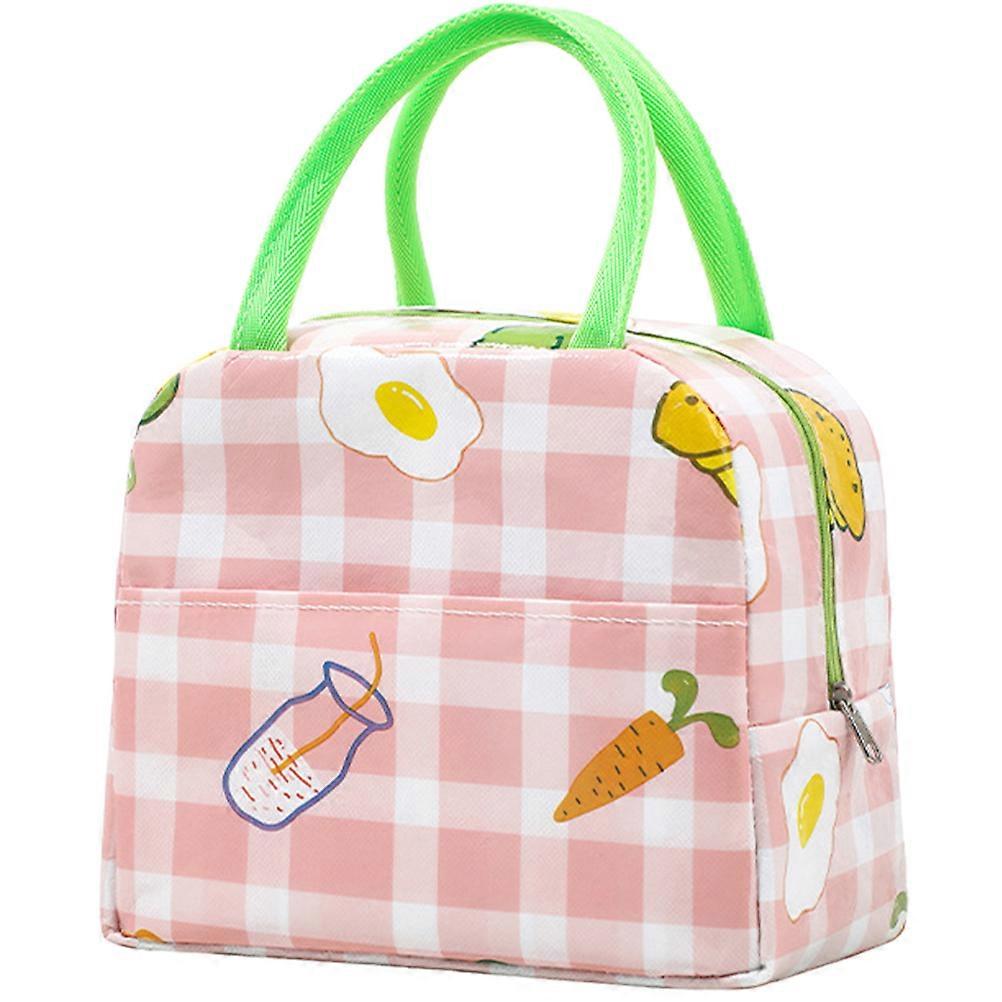Thermal Design Lunch Bag Multi-Function Bento Container Bag 2Pcs