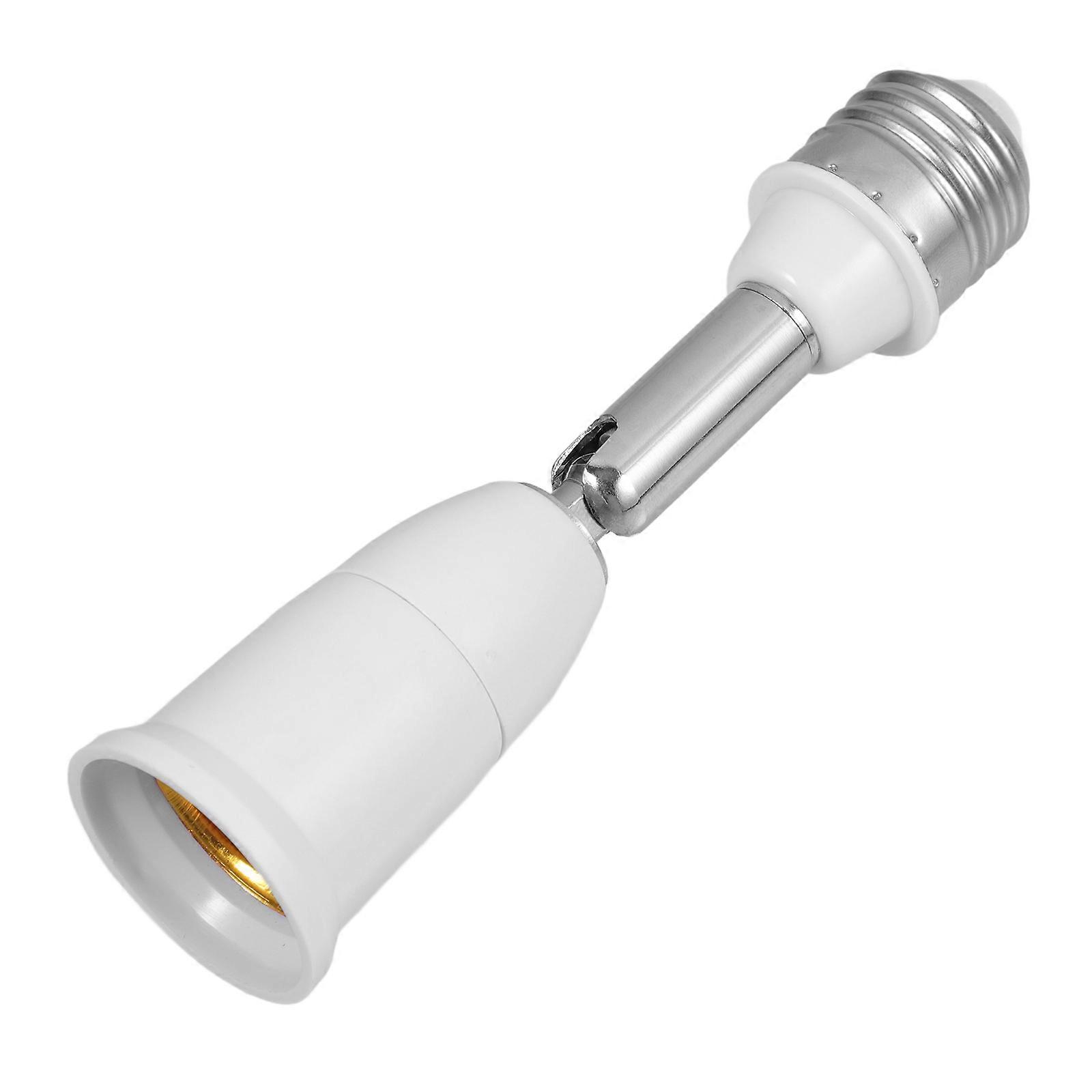 2pcs Light Bulb Socket Extender Bendable Light Socket Adapter Light Bulb Adapter(E27-E27)