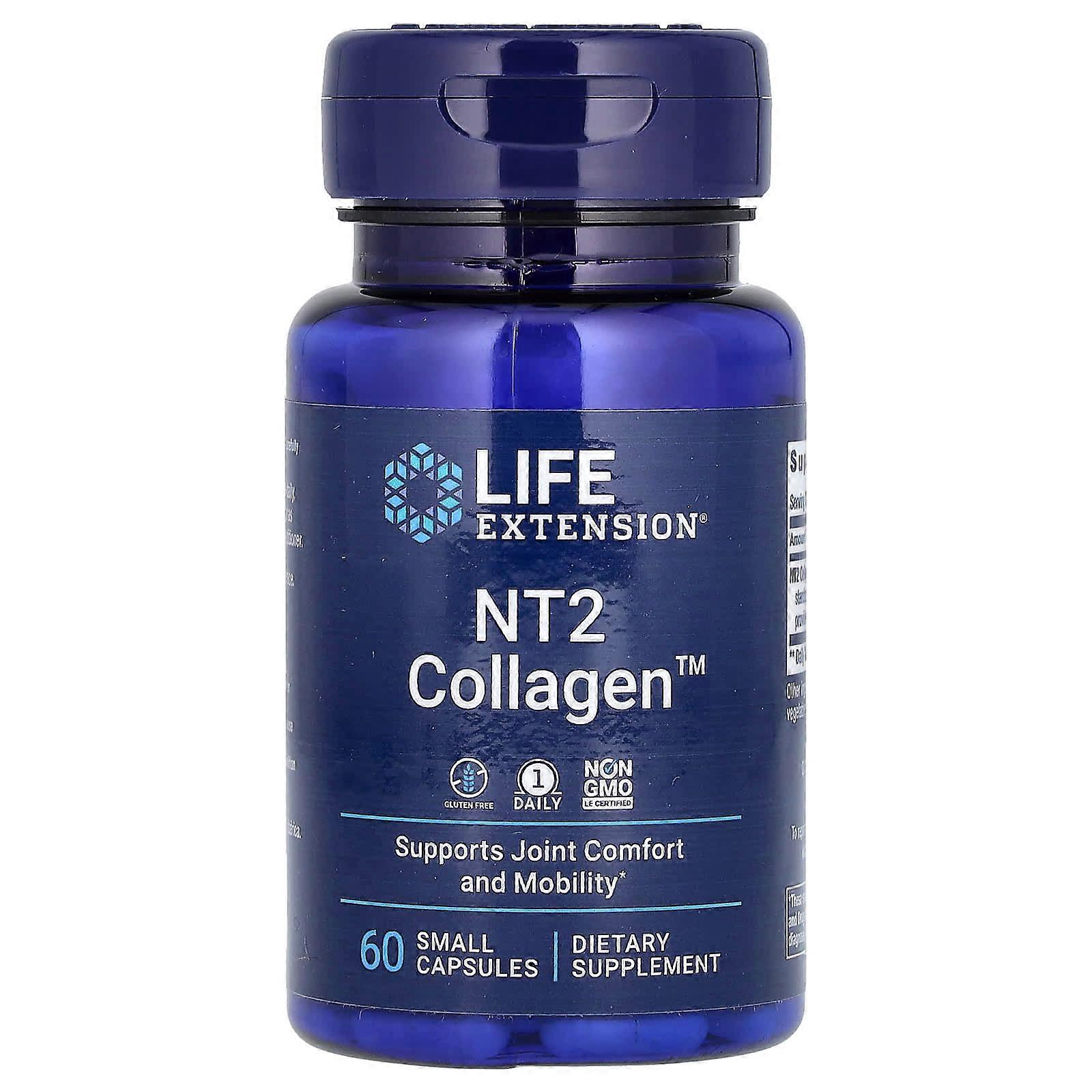 Life Extension, NT2 Collagen, 60 Small Capsules