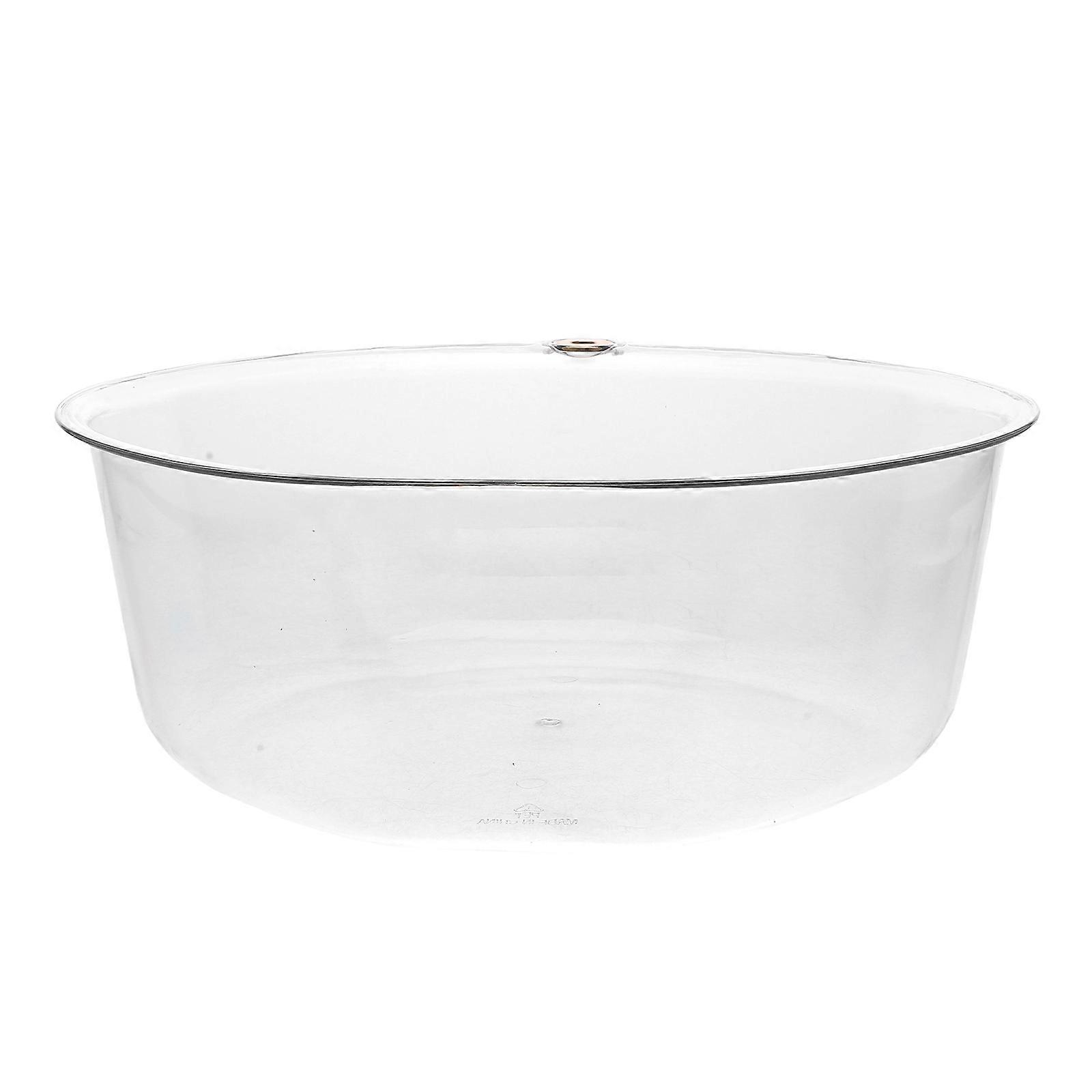 Transparent Plastic Washing Basin for Kitchen Use Multi-Functional Basin