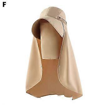 Chapeau châle élégant à larges bords pour femme, protégeant du soleil et couvrant le visage à la plage.