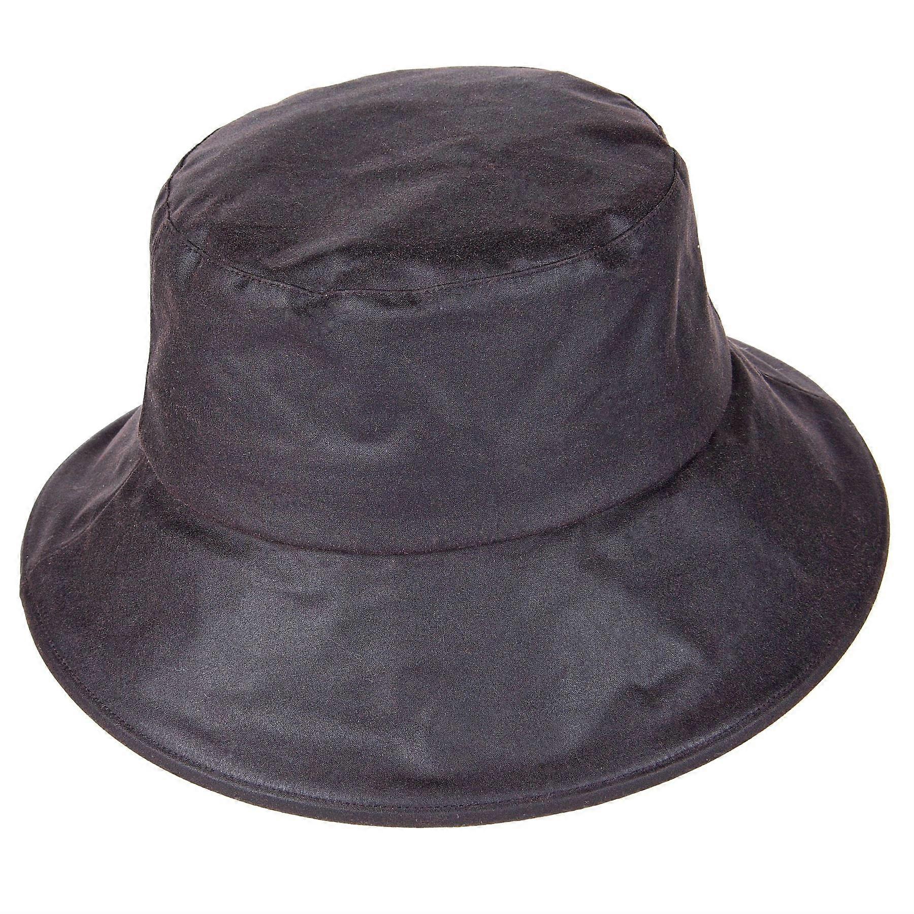 Ailsa Wax Downbrim Hat ZH224 Brown