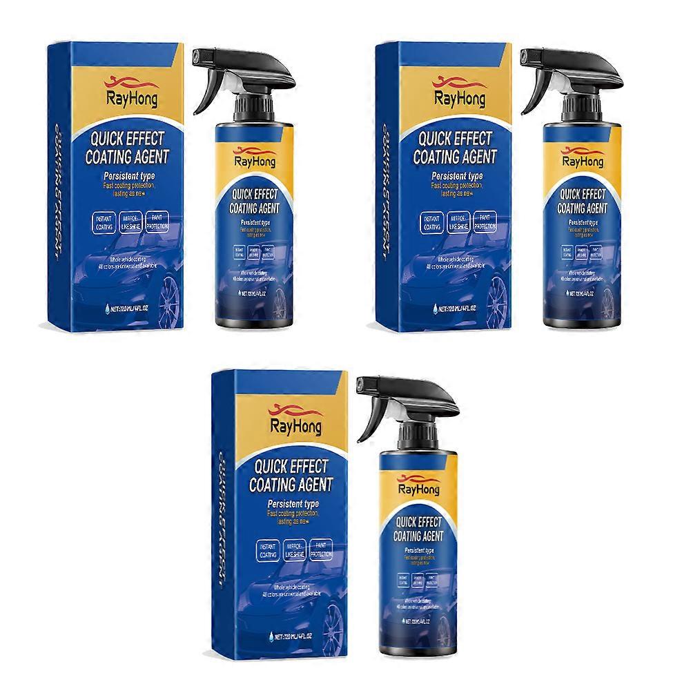 3PACK Car Coating Spray,3 in 1 Multi-functional Quick Effect Coating Agent