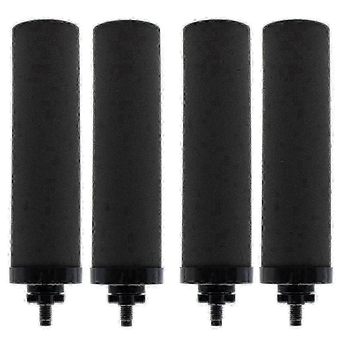 4PCS Water Filter Replacement for BERKEY Black Activated Carbon BB9-2 Filters for Gravity-Fed Water Filter System - JA