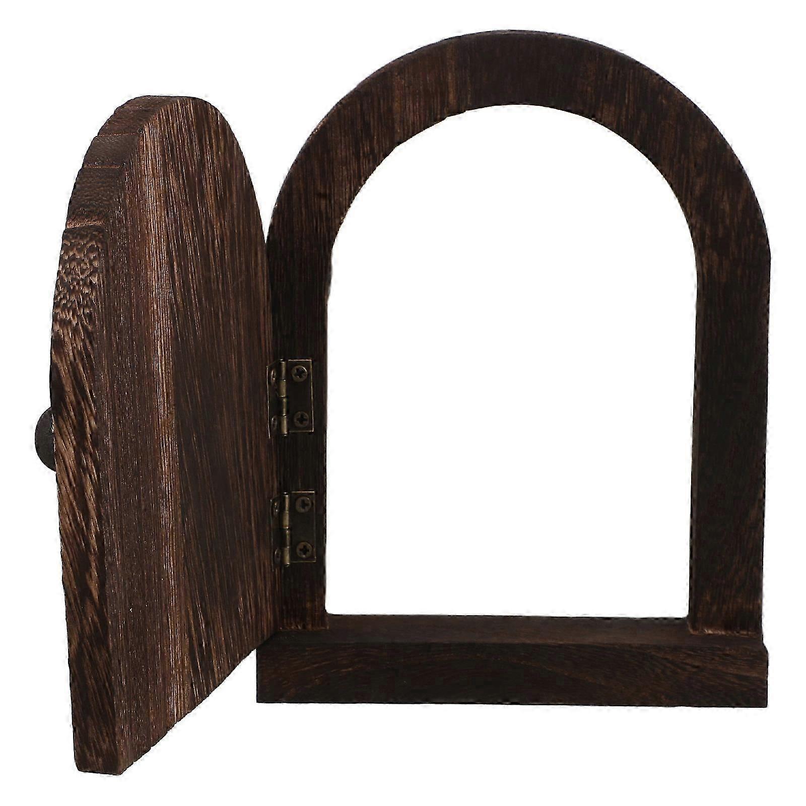 Dark Brown Solid Wood Light Switch Cover Plate, Wall Mounted, Electric Shock Protection