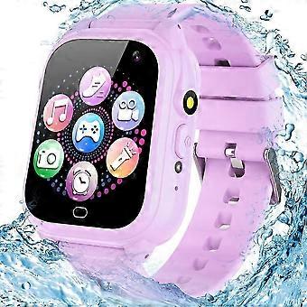 2026SK-Kids Waterproof Smart Watch with 26 Game HD Camera 1.44' Touchscreen Pedometer Video Music Player Alarm Clock Calculator Learning Toys for Girl