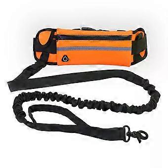 136Cm Dog Pet Leash Lead Waist Belt Adjustable Hands Free Jogging Walk Run