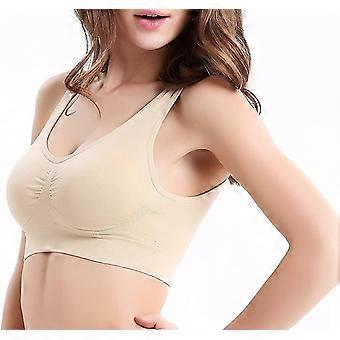 women's seamless comfortable sports bra with removable pads