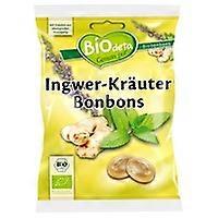Biodeta Ginger and Herb Candies 75 g