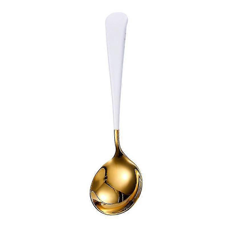 1pcs Kitchen Tableware, Stainless Steel Soup Spoons