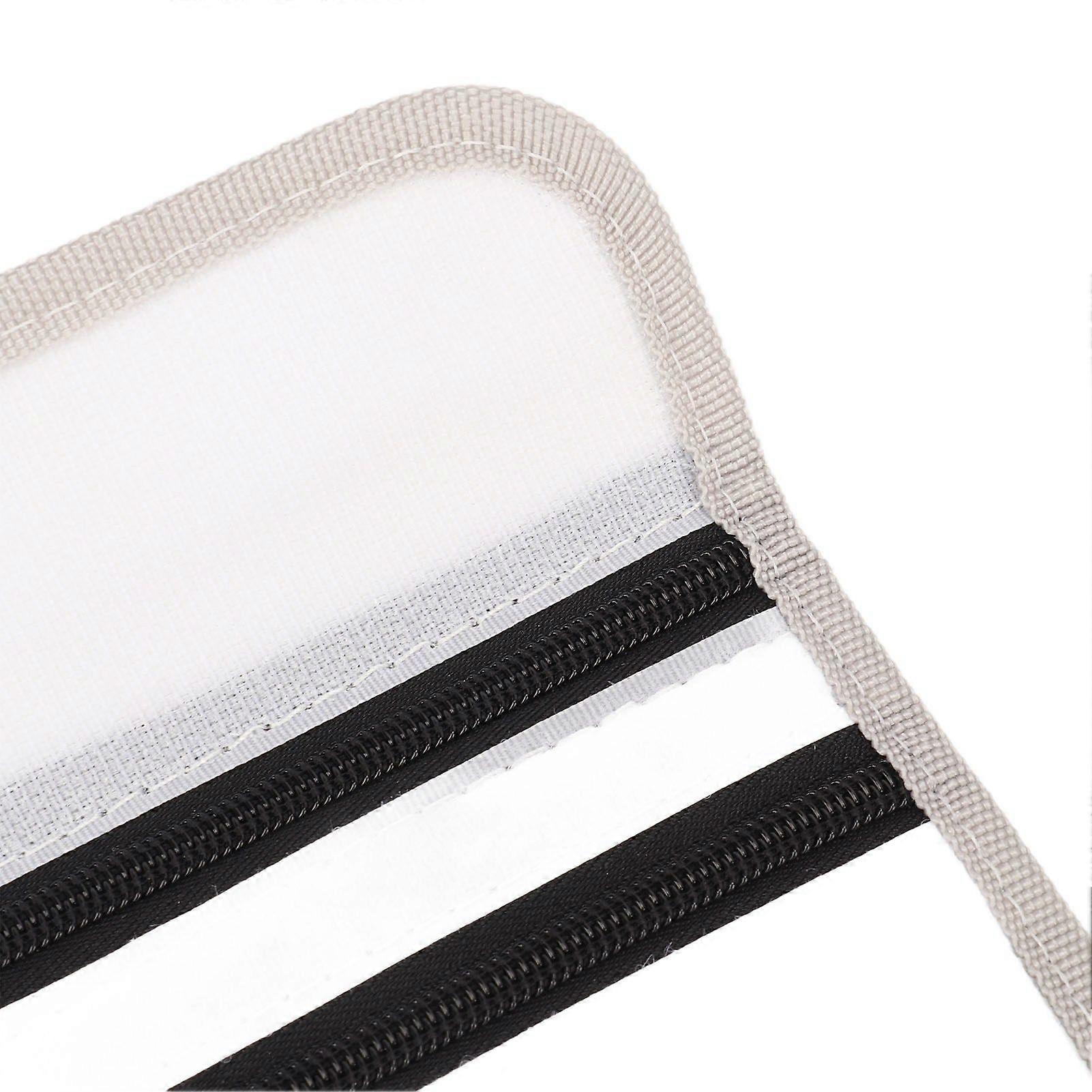 Fireproof Document Bag High Temperature Resistant File Safe Pouch with Two Sturdy Zipper Closure
