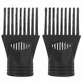 2 stks Blower Droger Kam Opzetstuk voor Haardroger Nozzle Kammen Haardroger Accessoires