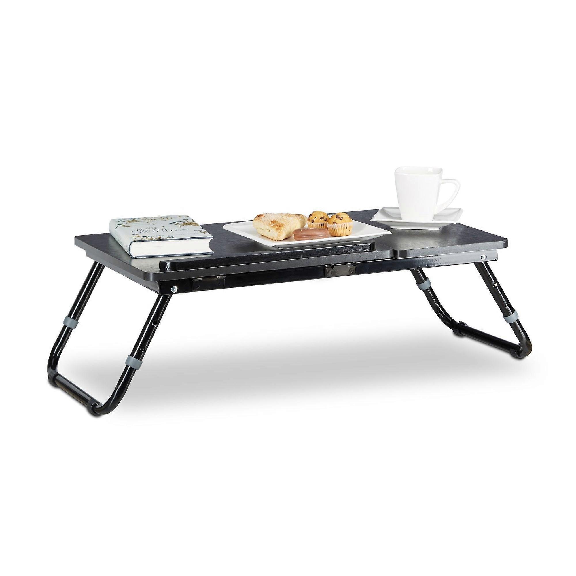 Laptop table for the bed black