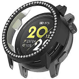 Compatibile con la cassa dell'orologio Coros Pace 2, decorazione con strass, cover per orologio in PC galvanizzato cavo YTQ