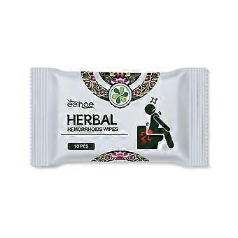 Hemorrhoid Wipes - Soothing Relief for Itching & Discomfort, Natural Extracts for External Care, 10pcs