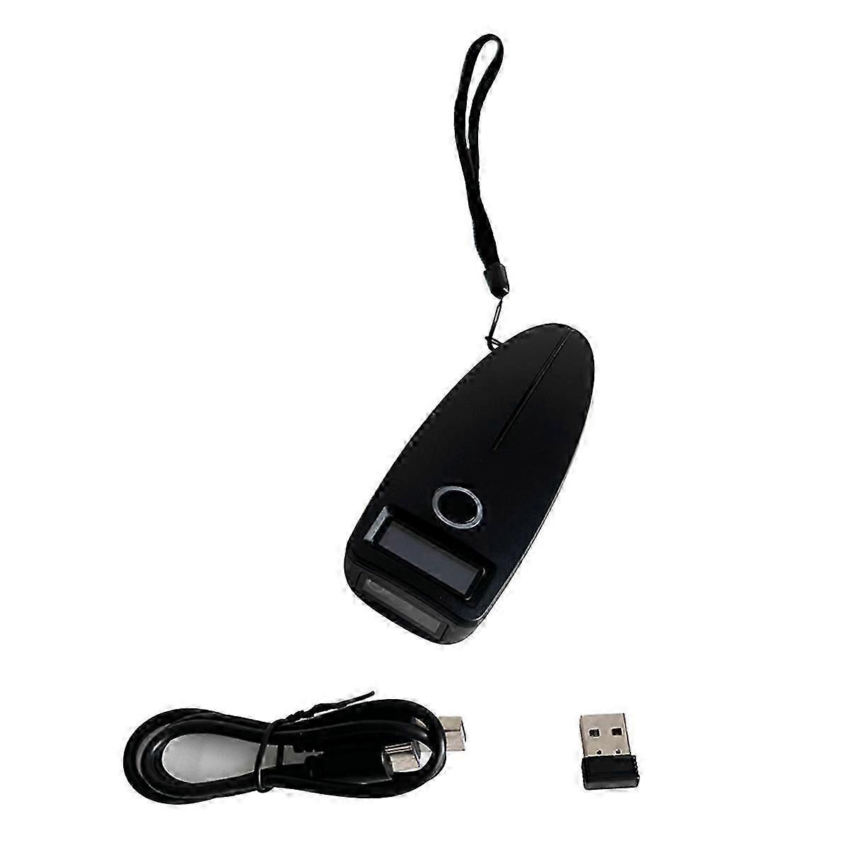 Barcode Scanner Mini Wireless Bluetooth Handheld Portable 1D 2D QR Bar Code
