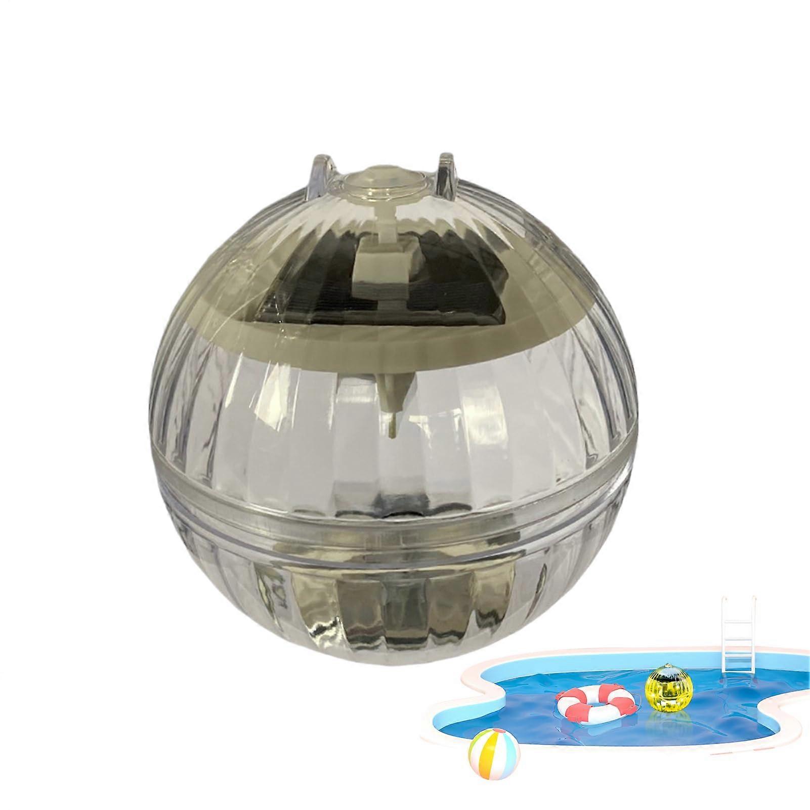 Solar Pool Lights Waterproof Floating LED with Smart Light Sensor and Seven Color Gradient