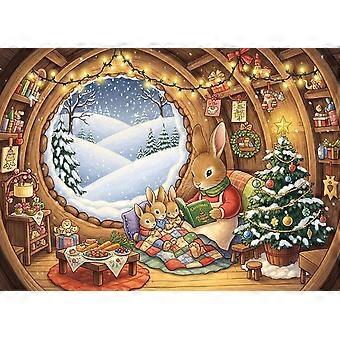 Christmas Bunnies Jigsaw Puzzle CYQL-315