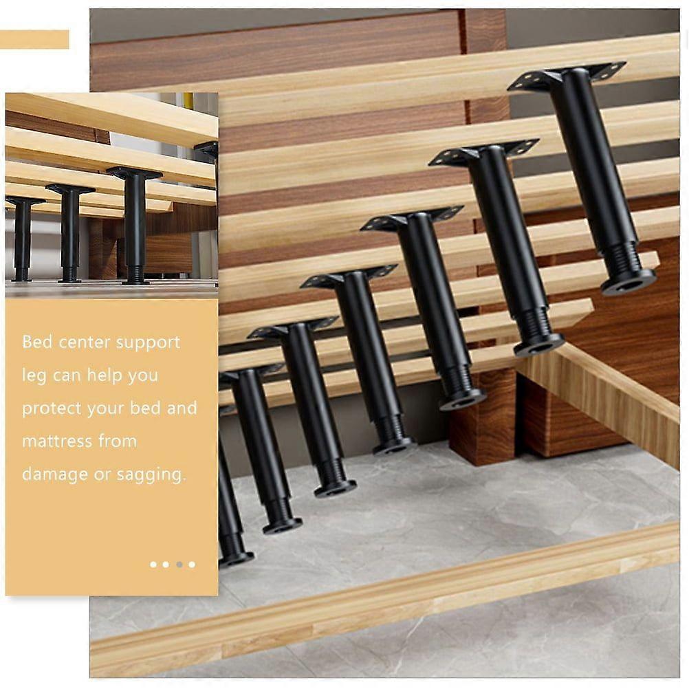 2 Pcs Bed Support Frame Legs Couch Fur Wooden Replace Risers Adjustable Stand