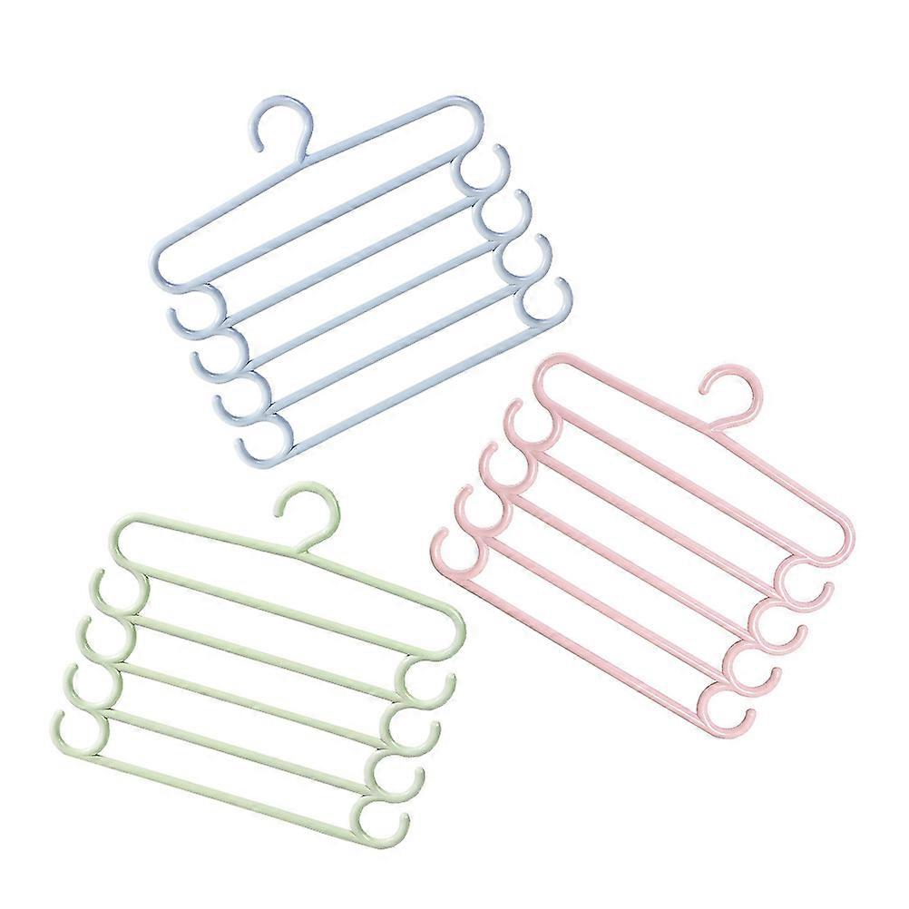 Multi-Function Hangers Multi-Layer Pants Hangers for Hanging Use 6Pcs
