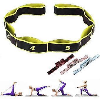 Numbered Fitness Resistance Band for Full Body Stretching Yoga Exercise