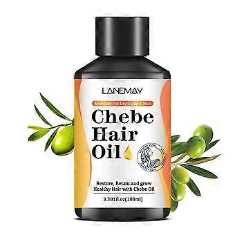 100% Natural Chebe Hair Oil - Hair Loss & Restore Damaged Hair Treatment for Moisture and Regrowth with Chebe Powder, Castor Oil, Rosemary Oil