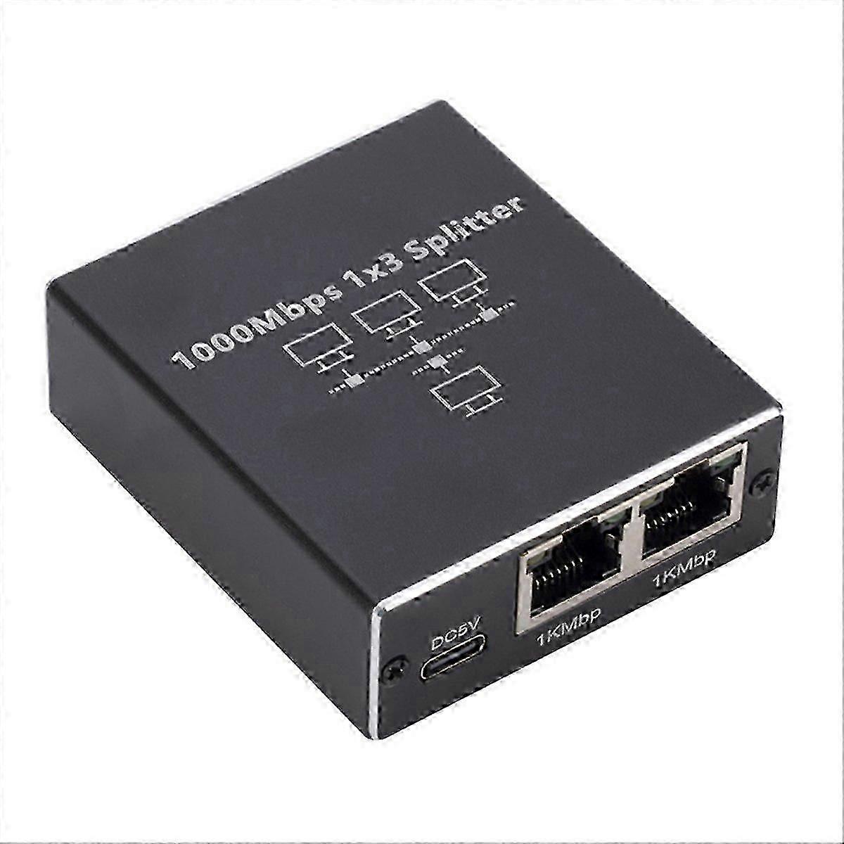 Aluminium Gigabit Ethernet Splitter