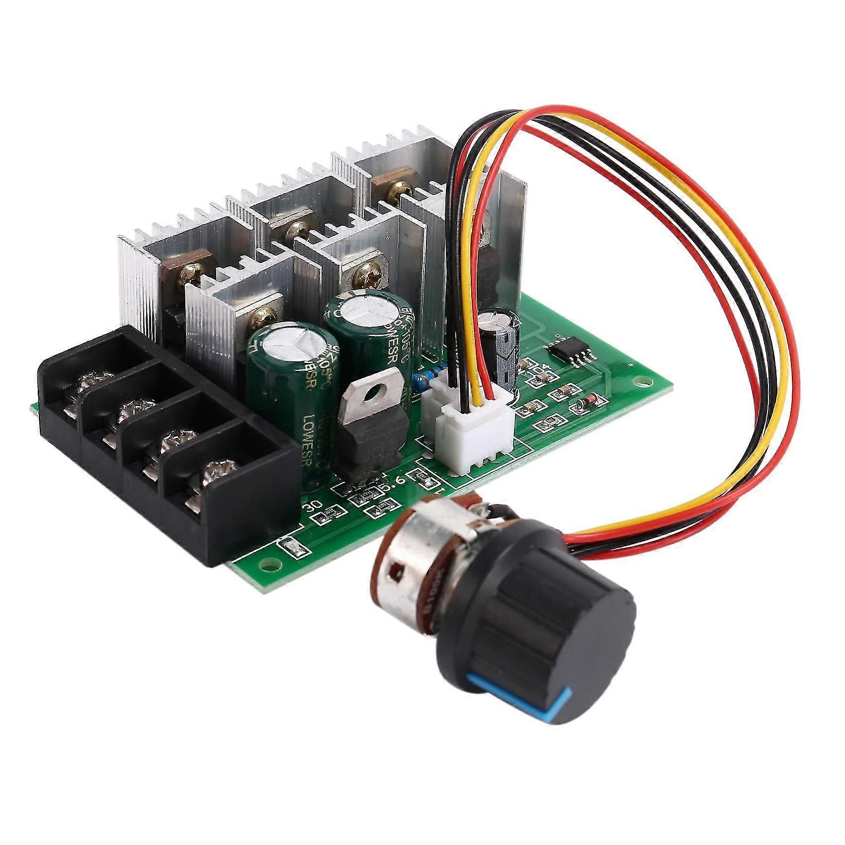 Dc 9v-55v 12/24/36v 40a Motor Speed Controller With Reversible Switch