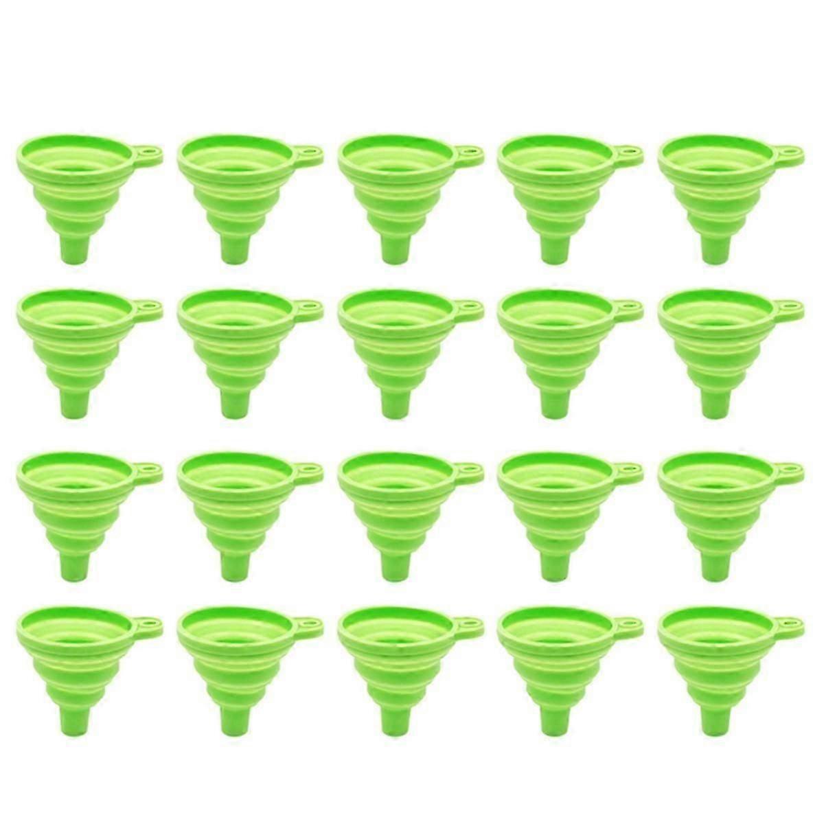 Portable Mini Funnel, Retractable Silicone Folding Funnel
