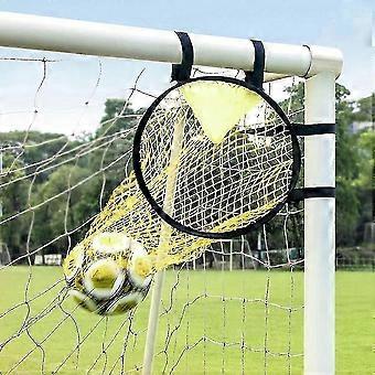 Football Training Shooting Target Net, Polythene Foldable Durable Soccer Practice Aid, For Youth Free Kick Drills, Easy Setup, Versatile Training Tool
