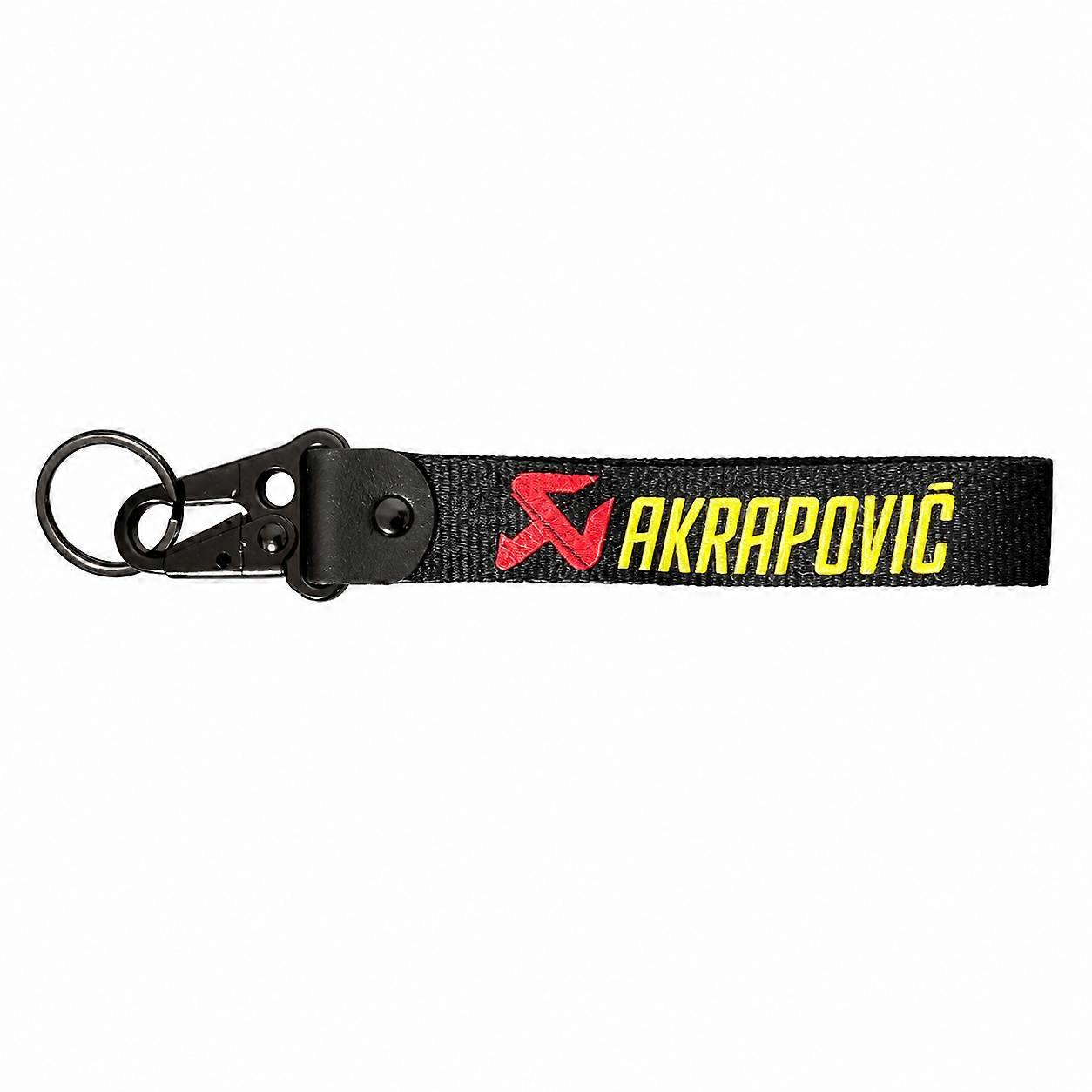 For Akrapovic Keychain Motorcycle Sticker Emblem Logo
