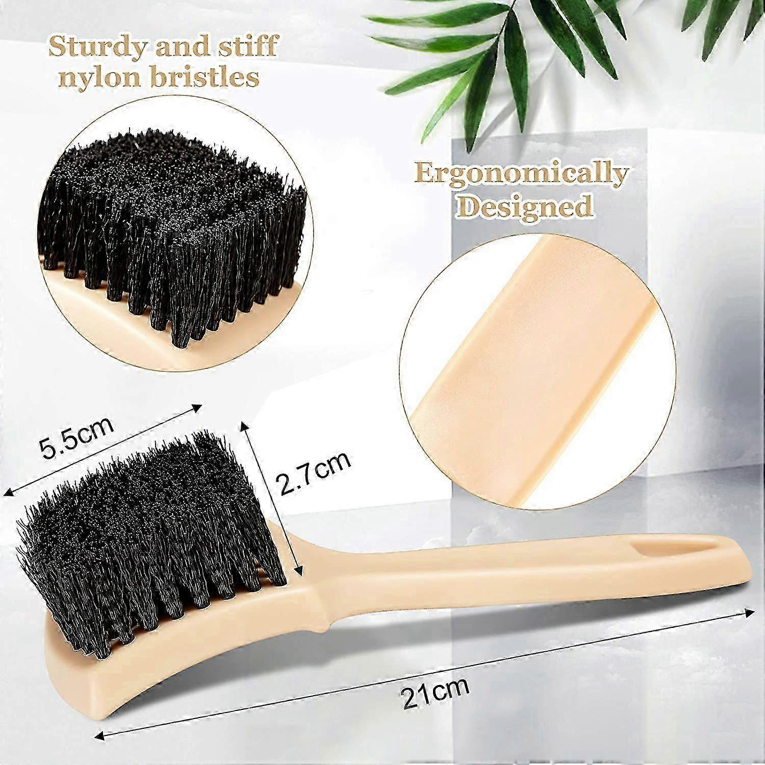 2 Pack Tapered Nylon Car Grooming Brushes