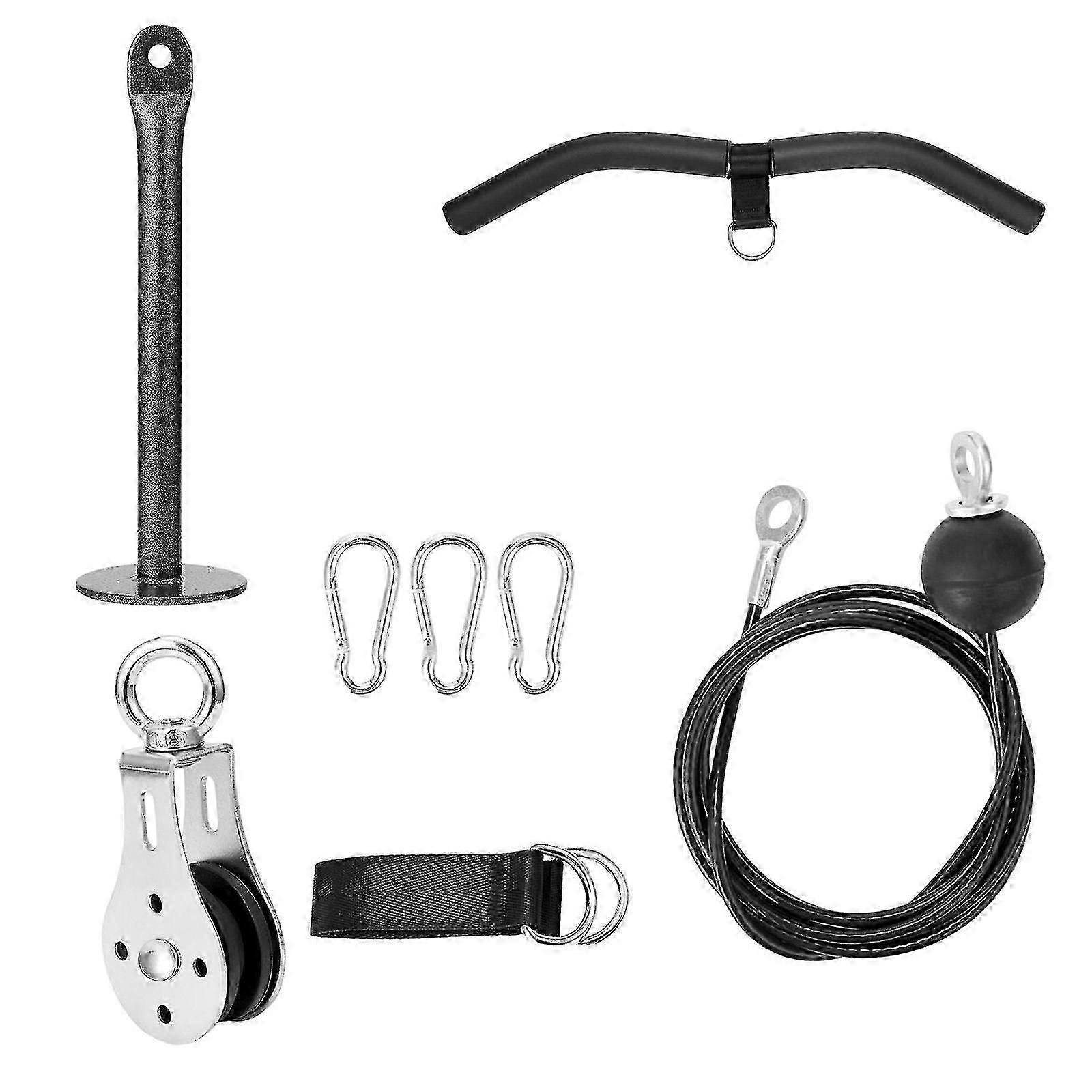 Weight Lift Pulley System Pull Down Machine Attachment compatible with Bodybuilding
