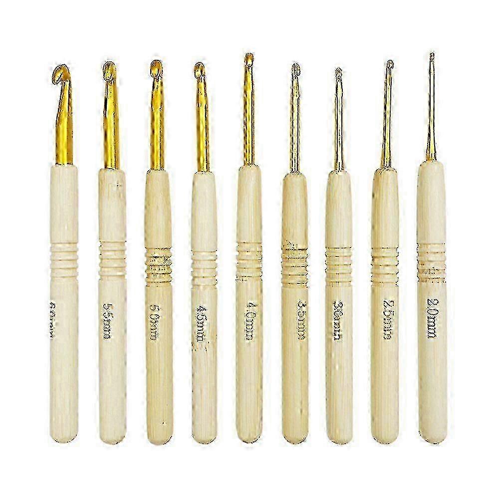 9-Piece Lightweight Crochet Hook Set