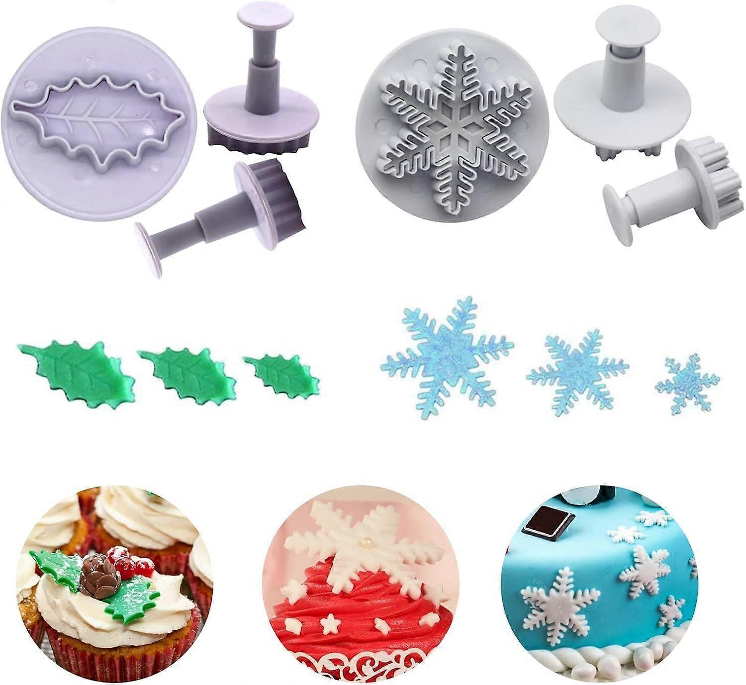 Fondant Cutters Tools - Christmas Cookie Decorating Kit