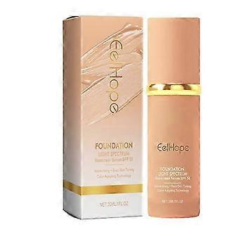 4-in-1 Color Changing Foundation, SPF50, Medium Shade, Full Coverage, Moisturizing, For Mature Skin, 30ml
