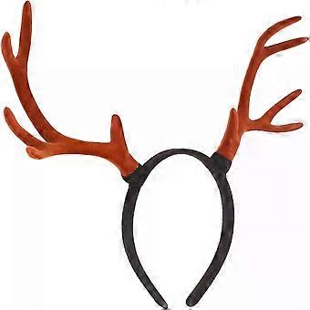 Hoofdband met hertenhoorns, kerst- en Halloweenkostuum voor rendieren.