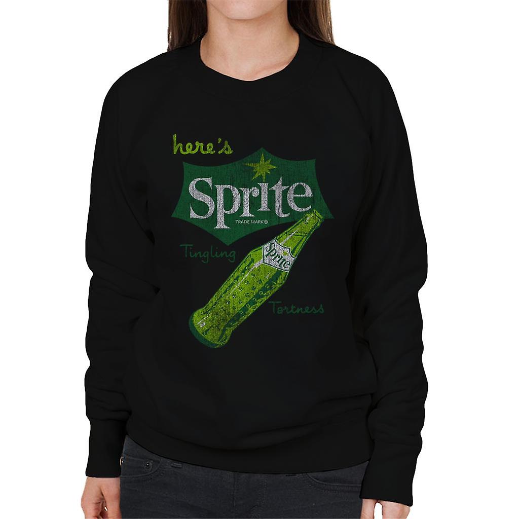 Heres Sprite Tingling Tartness Retro Women's Sweatshirt