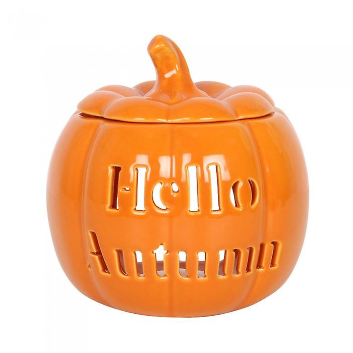 Something Different Hello Autumn Ceramic Pumpkin Oil Burner
