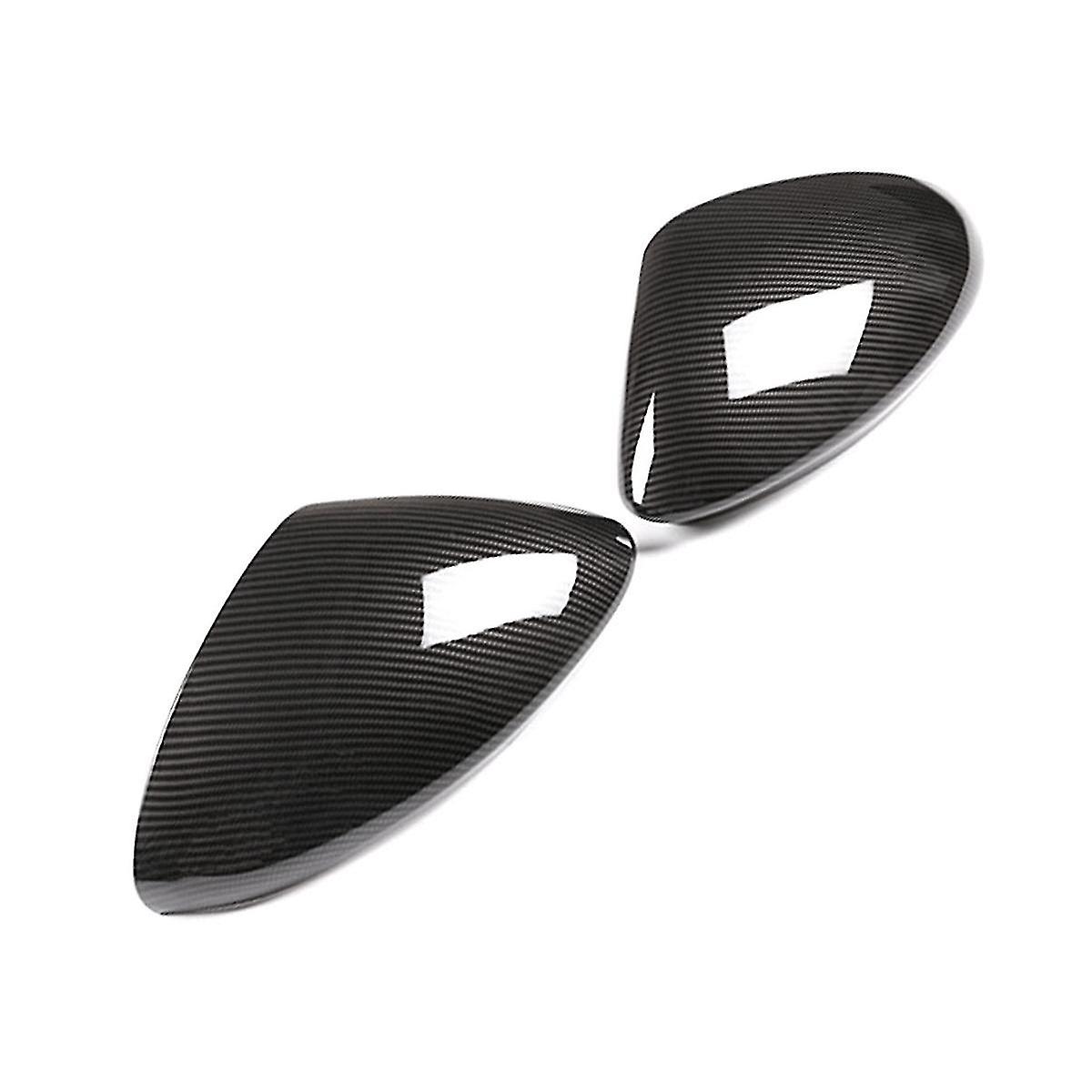 Côté voiture Rétroviseur Caps Couvercle Style en fibre de carbone pour Stelvio 2017-2020