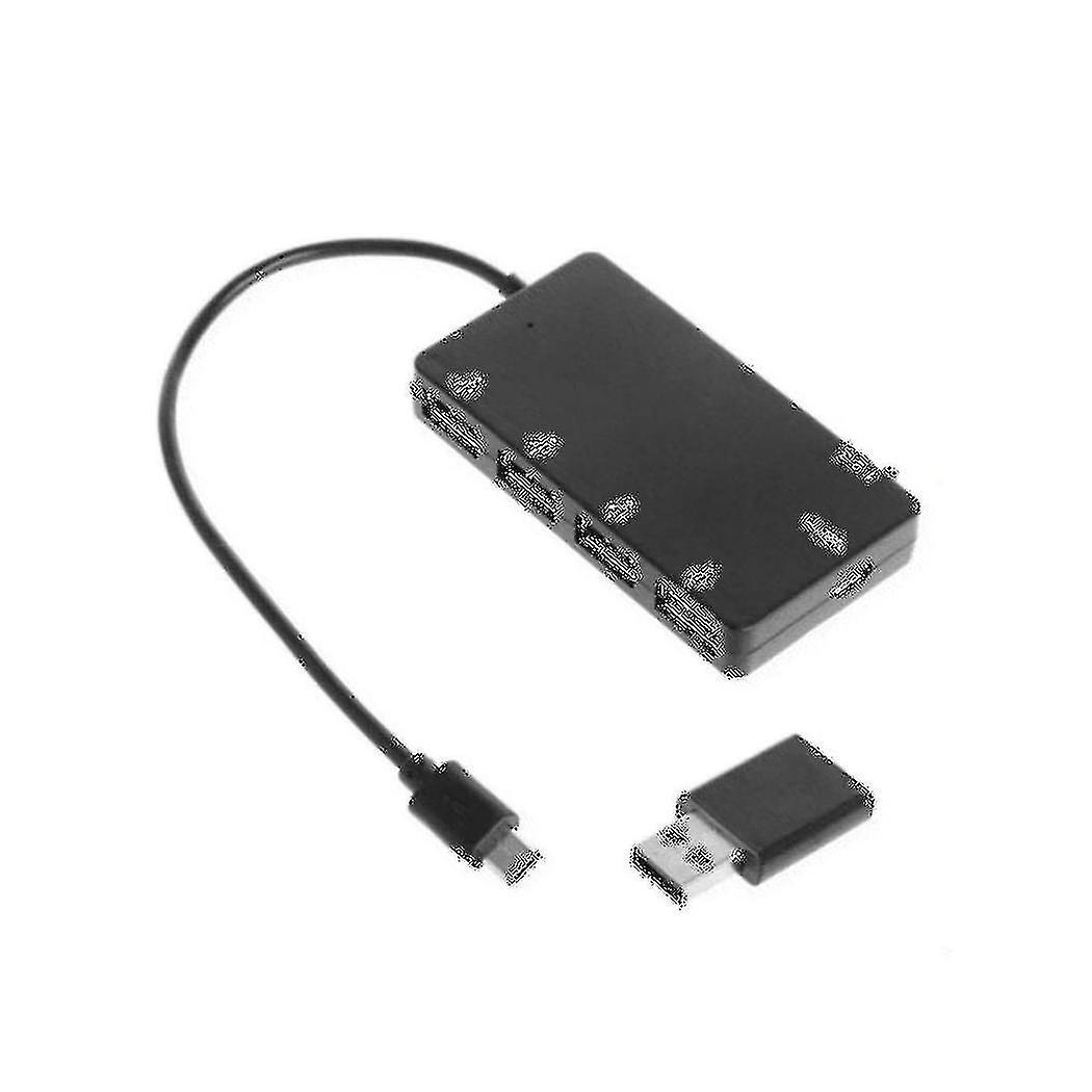 1 套 - USB OTG 4 端口集线器电源充电适配器线,适用于智能手机高速