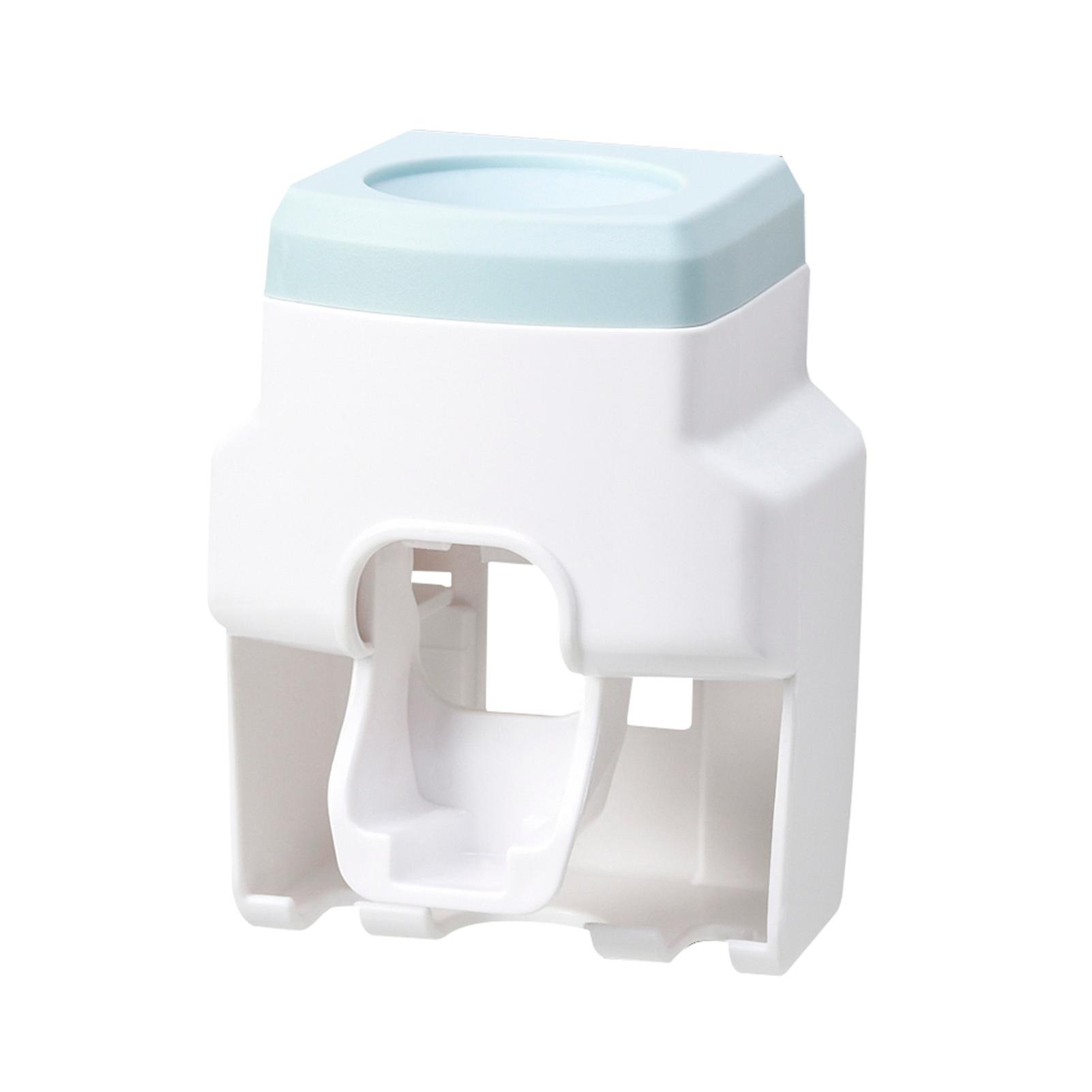 Toothbrush Holder Dustproof Wall Mounted Convenient Toothpaste Squeezer Toothpaste Dispenser
