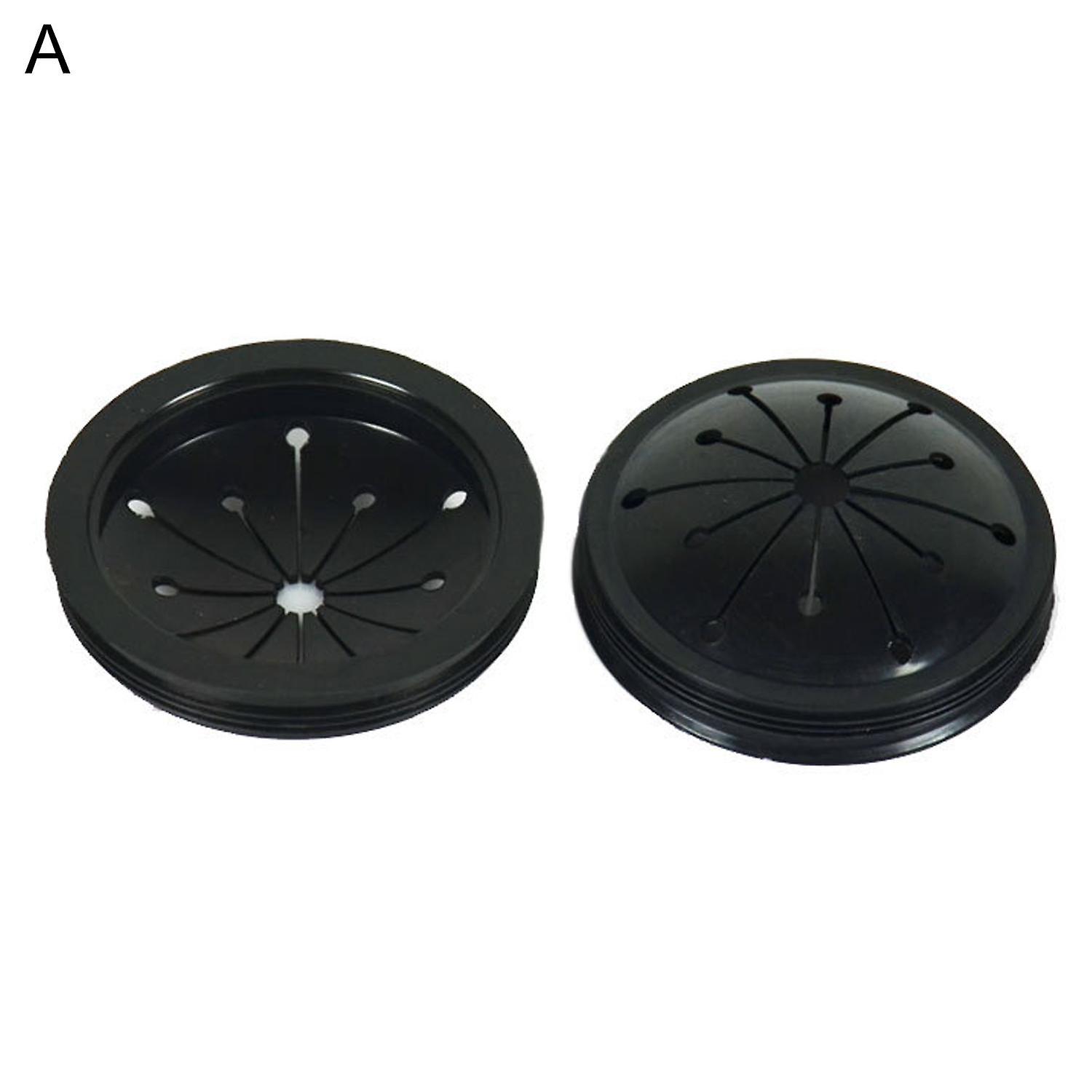 ZHOUBA 2Pcs Practical Good Sealing Sink Stopper Reliable Leakproof Plastic Seal Plug for Home