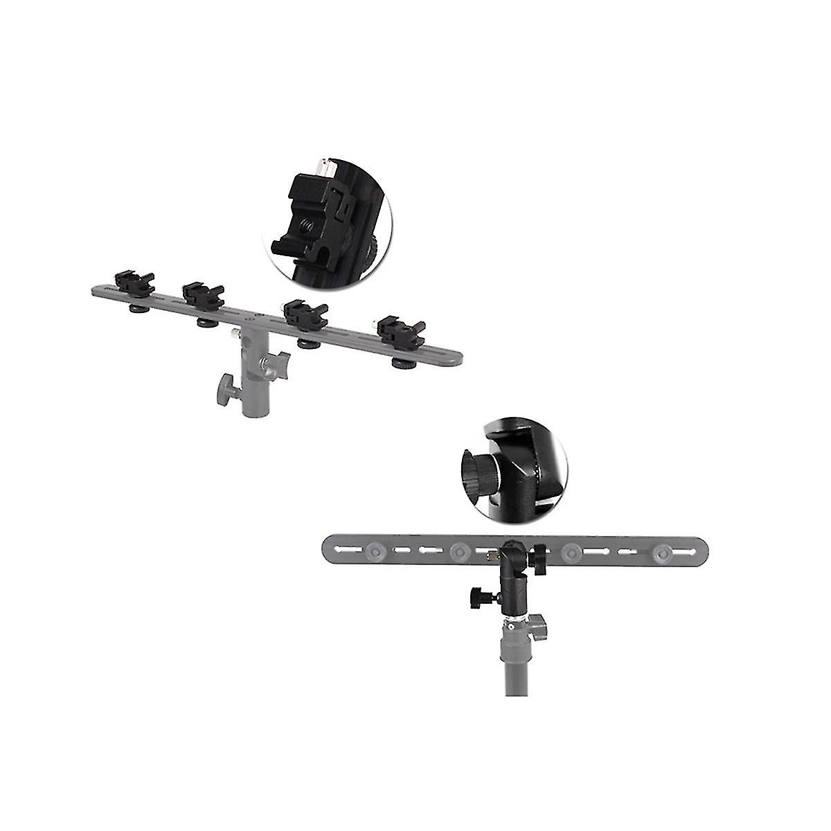 Flash Base Reflector Flash Guide Photography Fill Light Stand Phone Multi-position Live Streaming Slide Stand,b