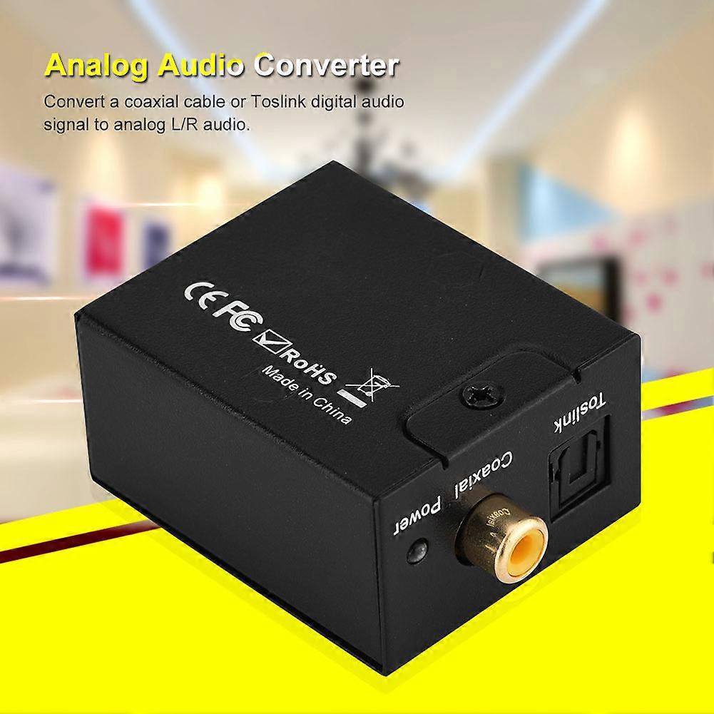 Digital Analog Audio Converter Optical Fiber to Analog Digital Audio Decoding
