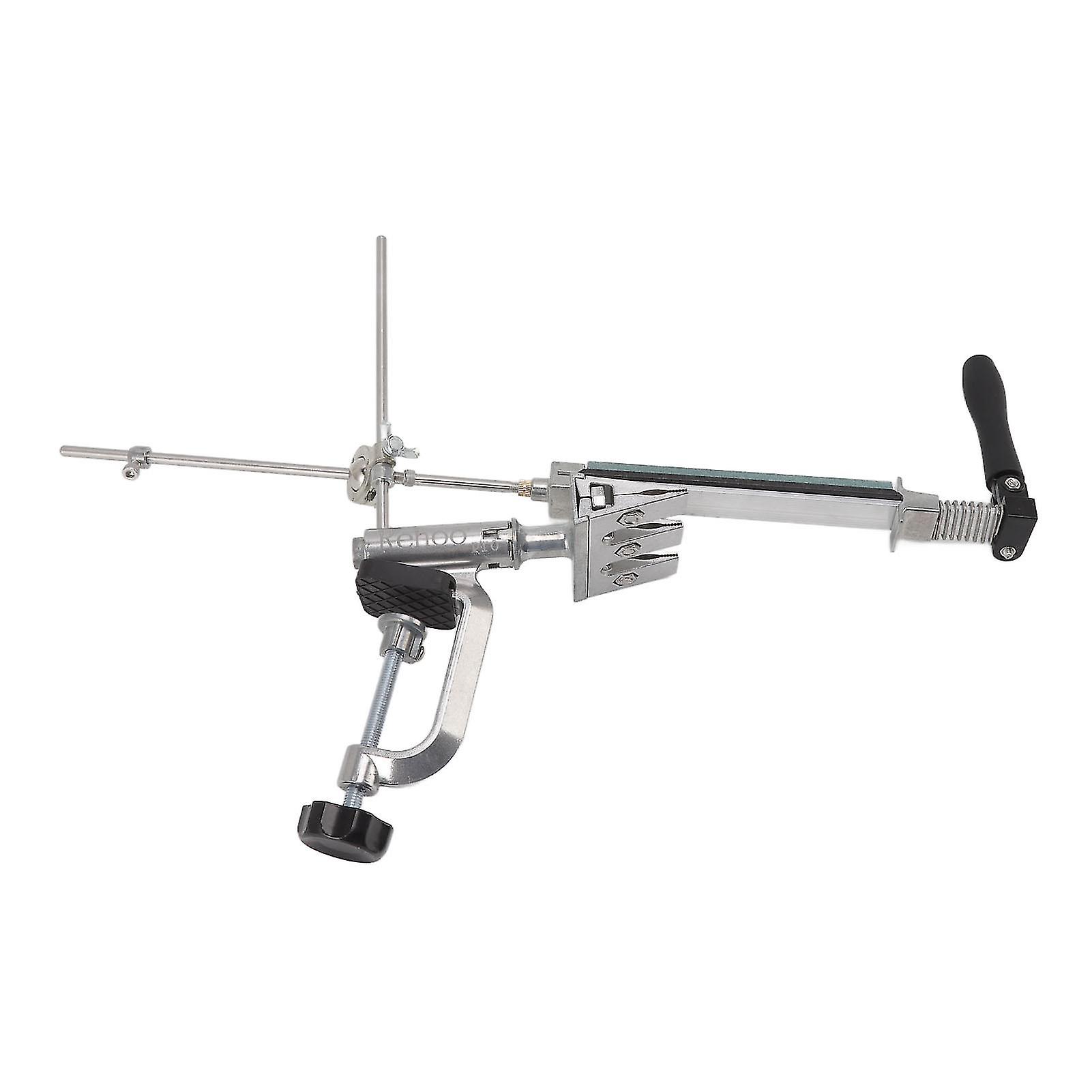 Fixed Angle Knife Sharpener Set with 120 320 600 1500 Grit Whetstones