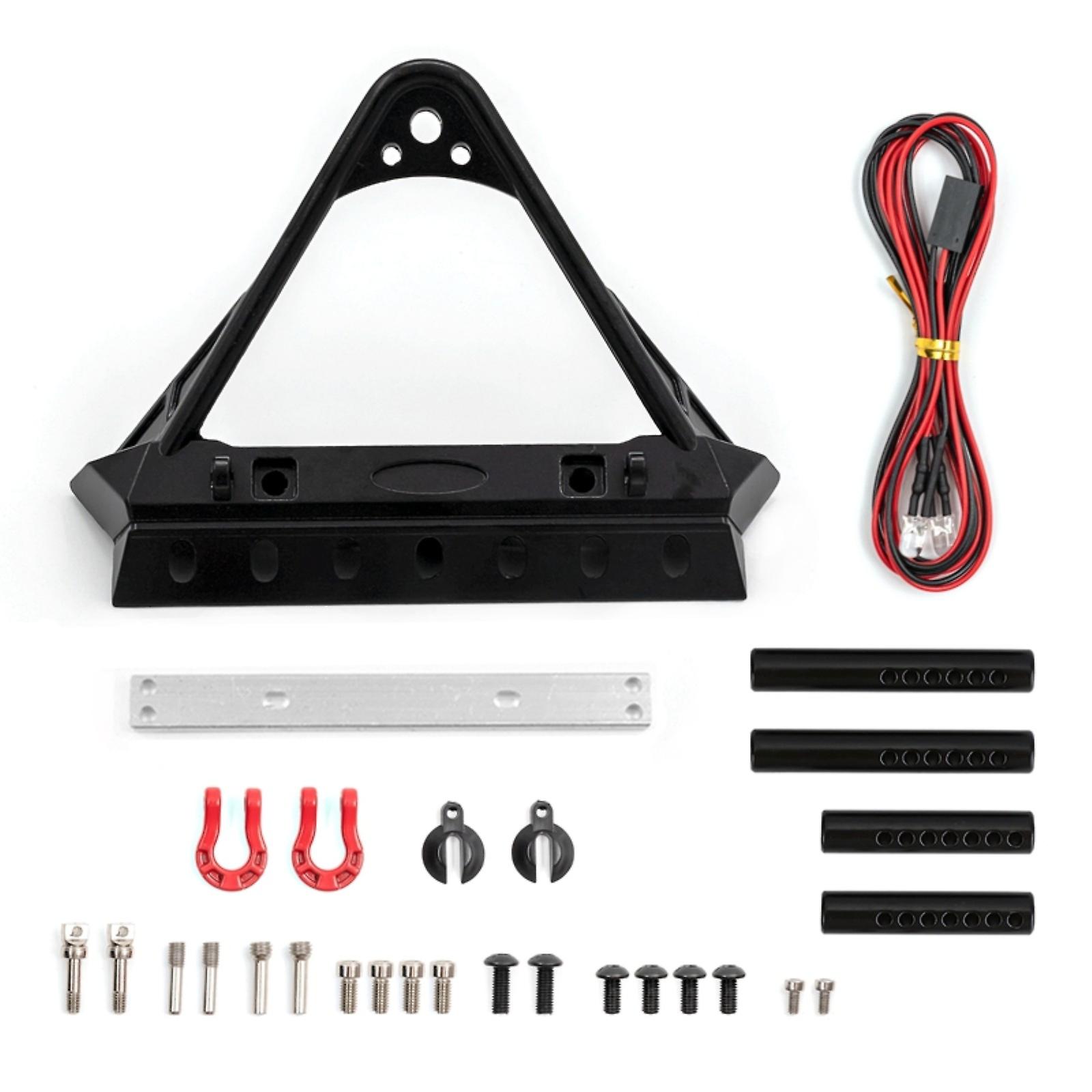 Remote Control  Bumper Metal Front Bumper With Tow Hooks And Lights