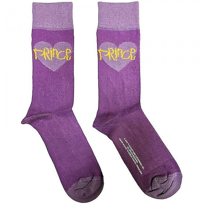 Prince Unisex Adult Heart Socks